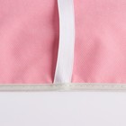 Клеёнка-наматрасник с резинками-держателями, рисунок «Пурпурные звезды», ПВХ покрытие - фото 37198796