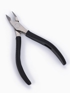 Кусачки педикюрные, скрытая пружина, прорезиненная ручка, 11 см, длина лезвия-12 мм, чёрные, серебристые - Фото 1