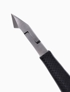 Кусачки педикюрные, скрытая пружина, прорезиненная ручка, 11 см, длина лезвия-12 мм, чёрные, серебристые - Фото 4