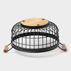 Фруктовница Доляна «Эстетика», 36×28×14.5 см, чёрная - Фото 5