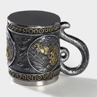 Кружка средневековая «Лев», 400 мл, нержавеющая сталь, серебристая - Фото 3