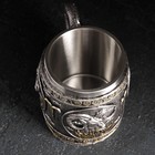 Кружка из нержавеющей стали «Овен», 400 мл, цвет серебристый - Фото 4