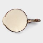 Кружка средневековая «Череп. Индеец», 400 мл, нержавеющая стал, бежевая - Фото 6