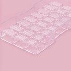 Форма для конфет и шоколада «Лего», пластик, 24 ячейки, 20×12×2.5 см, глубина 1.5 см, прозрачная - Фото 5