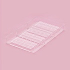 Форма для шоколада «Плитки с сердцами», 20×12×2.5 см, 4 ячейки 8.5×4.2×0.7 см, пластик, прозрачная - Фото 4