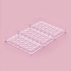 Форма для шоколада KONFINETTA «Поп-ит», 27.5×17.5×2.5 см, 3 ячейки 15.3×7.5×0.8 см, пластик, прозрачная 7129774