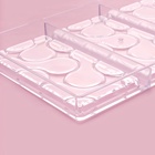 Форма для шоколада KONFINETTA «Симпл-димпл», 27.5×17.5×2.5 см, 3 ячейки 15.3×7.5×0.8 см, пластик, прозрачная 7129779