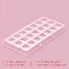 Форма для конфет и шоколада KONFINETTA «Тоффи. Квадрат», 27.5×13.5×2.5 см, 21 ячейка 2.5×1.5 см, прозрачная - Фото 2