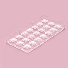 Форма для конфет и шоколада KONFINETTA «Тоффи. Квадрат», 27.5×13.5×2.5 см, 21 ячейка 2.5×1.5 см, прозрачная - Фото 4