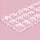 Форма для конфет и шоколада KONFINETTA «Тоффи. Квадрат», 27.5×13.5×2.5 см, 21 ячейка 2.5×1.5 см, прозрачная - Фото 5