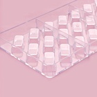 Форма для конфет и шоколада KONFINETTA «Буэно», 27.5×13.5×2.5 см, 21 ячейка 3.5×1.5×1 см, пластик, прозрачная - Фото 5