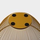 Фруктовница Доляна «Империя», 24.5×24.5×14 см, золотая - Фото 3