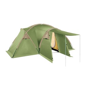 Палатка BTrace Prime 4, двухслойная, 4-хместная, цвет зелёный, бежевый