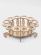 Подставка для яиц пасхальная Доляна, 12 ячеек, 26×26×15 см, дерево - Фото 2