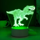 Светильник сенсорный "Тираннозавр" LED 7 USB/от батареек белый 16х9,5х16см RISALUX - Фото 5
