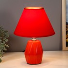 Настольная лампа 16877/1RD E14 40Вт красный 18х18х24 см RISALUX - Фото 2