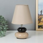 Настольная лампа 16878/1GR+BK E14 40Вт серо-черный 16х16х25 см RISALUX - фото 302350860