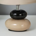 Настольная лампа 16878/1GR+BK E14 40 Вт серо-черный 16×16×25 см RISALUX - Фото 5