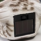Сувенир настенный полистоун свет "Белый филин на ветке" от солнечной батареи 20х8х17,5 см - фото 10188313