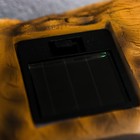 Сувенир полистоун свет "Филин на брёвнышке" от солнечной батареи 21,5х8х17,5 см - Фото 3