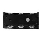 Светильник фасадный «Полусфера», 6 Вт, 3000К, 3 луча, IP65, 220 В, металлический корпус, чёрный, свечение тёплое белое - Фото 7