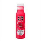 Гель-шейк VitaMilk для душа Клубника и молоко 350 мл - Фото 1