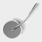 Нож для пиццы и теста Доляна Dali, нержавеющая сталь, серебристый - Фото 3