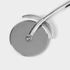 Нож для пиццы и теста Доляна Dali, нержавеющая сталь, серебристый - Фото 6