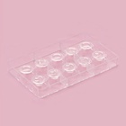 Форма для конфет и шоколада «Конфи», 20×12×2.5 см, 10 ячеек 3×1.5 см, пластик, прозрачная - Фото 4