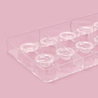 Форма для конфет и шоколада «Конфи», 20×12×2.5 см, 10 ячеек 3×1.5 см, пластик, прозрачная - Фото 5