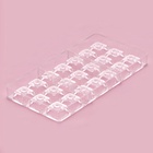 Форма для конфет и шоколада KONFINETTA «Восход», 27.5×17.5×2.5 см, 21 ячейка 2.5×2.5×1 см, прозрачная - Фото 4