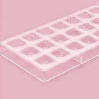 Форма для конфет и шоколада KONFINETTA «Восход», 27.5×17.5×2.5 см, 21 ячейка 2.5×2.5×1 см, пластик, прозрачная - Фото 4