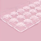 Форма для конфет и шоколада KONFINETTA «Клевер», 27.5×17.5×2.5 см, 21 ячейка 2.5×2.5×1 см, прозрачная - Фото 5