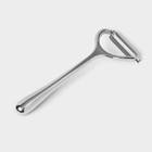 Овощечистка Доляна «Идея», нержавеющая сталь, чёрная - Фото 4