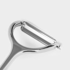 Овощечистка Доляна «Идея», нержавеющая сталь, чёрная - Фото 6