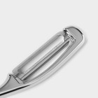 Овощечистка Доляна «Идея» нержавеющая сталь, цвет чёрный - Фото 6