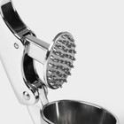 Пресс для чеснока Magistro Volt, нержавеющая сталь, серебристый - Фото 6