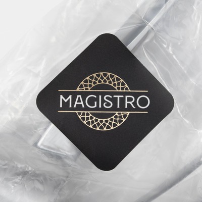 Пресс для чеснока Magistro Volt, нержавеющая сталь, серебристый