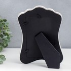 Фоторамка полистоун 10х15 см "Розы. Кружевная вышивка" стразы 23х16,5 см - фото 43979088