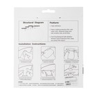 Плёнка защитная Антидождь, 170×200 мм, набор 2 шт. - Фото 4