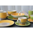 Салатник Доляна «Подсолнух», 800 мл, d=14 см, керамика, зелёный - Фото 7