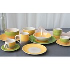 Кружка керамическая Доляна «Подсолнух», 360 мл, цвет зелёный - Фото 7