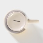 Кружка Доляна «Бутон», 360 мл, керамика, жёлтая - Фото 4