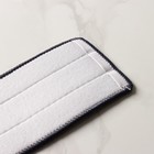 Насадка для швабры с отжимом Доляна, карманы с одной стороны, микрофибра, 34,5×11 см - Фото 4