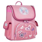 5-949 Рюкзак школьный, отдел на молнии, цвет розовый 27х36х16,5см - Фото 2