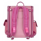 5-949 Рюкзак школьный, отдел на молнии, цвет розовый 27х36х16,5см - Фото 3