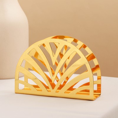 Салфетница Mercy, 13×9×3 см, золотистая