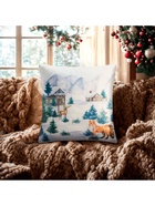 Наволочка декоративная новогодняя «Этель. Зима», 40×40 см, велюр - Фото 2