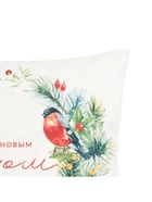 Наволочка декоративная новогодняя «Этель. Венок», 40×40 см, велюр - Фото 3