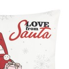 Чехол на подушку Этель "Love from Santa", 40*40 см, 100 п/э, велюр - Фото 2